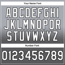 Load image into Gallery viewer, Custom Stitched Gray White Steel Gray-Black Fade Fashion Sports Pullover Sweatshirt Hoodie