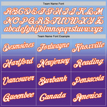 Laden Sie das Bild in den Galerie-Viewer, Custom Stitched Light Blue White Purple-Orange Fade Fashion Sports Pullover Sweatshirt Hoodie