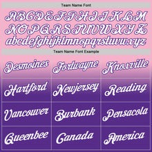 Laden Sie das Bild in den Galerie-Viewer, Custom Stitched Light Pink White-Purple Fade Fashion Sports Pullover Sweatshirt Hoodie