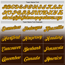 Laden Sie das Bild in den Galerie-Viewer, Custom Stitched White Gold-Brown Fade Fashion Sports Pullover Sweatshirt Hoodie