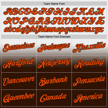 Laden Sie das Bild in den Galerie-Viewer, Custom Stitched White Orange-Brown Fade Fashion Sports Pullover Sweatshirt Hoodie