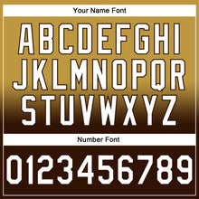 Laden Sie das Bild in den Galerie-Viewer, Custom Stitched Old Gold White-Brown Fade Fashion Sports Pullover Sweatshirt Hoodie