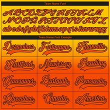 Charger l'image dans la galerie, Custom Yellow Orange-Black Fade Fashion Hockey Lace Neck Jersey