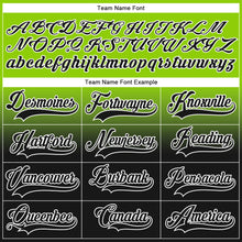 Загрузить изображение в средство просмотра галереи, Custom Neon Green Black-White Fade Fashion Hockey Lace Neck Jersey