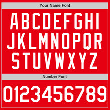 Load image into Gallery viewer, Custom Fire Red White Authentic Baseball Jersey