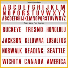 Load image into Gallery viewer, Custom Gold Red-White Authentic Baseball Jersey