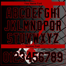 Laden Sie das Bild in den Galerie-Viewer, Custom Black Red 3D Pattern Design Bowling Performance Polo Shirt