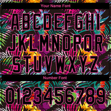 Загрузить изображение в средство просмотра галереи, Custom Black Pink 3D Pattern Design Tropical Hawaii Palm Leaves Performance Golf Polo Shirt