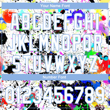 Load image into Gallery viewer, Custom Graffiti Pattern White-Light Blue 3D Splashes Performance Golf Polo Shirt