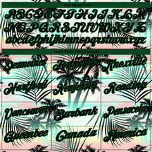 Загрузить изображение в средство просмотра галереи, Custom Black Green 3D Pattern Design Tropical Hawaii Palm Leaves Performance Golf Polo Shirt