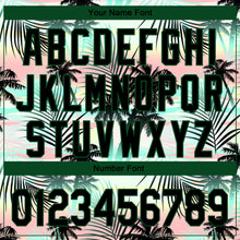 Загрузить изображение в средство просмотра галереи, Custom Black Green 3D Pattern Design Tropical Hawaii Palm Leaves Performance Golf Polo Shirt