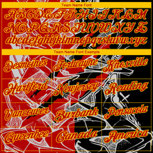 Load image into Gallery viewer, Custom Graffiti Pattern Red-Yellow 3D Scratch Performance Golf Polo Shirt