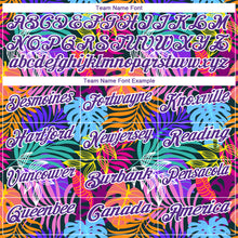 Загрузить изображение в средство просмотра галереи, Custom Purple White 3D Pattern Design Hawaii Palm Trees Performance Golf Polo Shirt