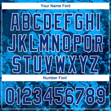 Laden Sie das Bild in den Galerie-Viewer, Custom Graffiti Pattern Royal-White 3D Performance Golf Polo Shirt