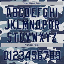 Charger l'image dans la galerie, Custom Camo Navy-Light Gray Performance Salute To Service Golf Polo Shirt
