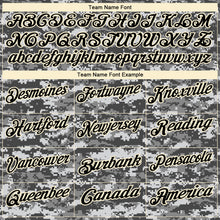 Charger l'image dans la galerie, Custom Camo Black-Cream Performance Salute To Service Golf Polo Shirt