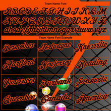 Charger l'image dans la galerie, Custom Black Orange 3D Pattern Design Billiards Performance Polo Shirt