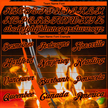 Charger l'image dans la galerie, Custom Black Orange 3D Pattern Design Flame Billiards Performance Polo Shirt