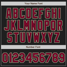 Загрузить изображение в средство просмотра галереи, Custom Black Maroon Kelly Green-Cream Authentic Gradient Fashion Baseball Jersey