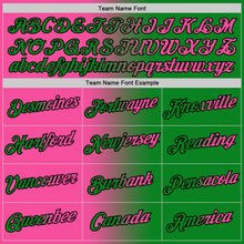 Load image into Gallery viewer, Custom Grass Green Pink-Black Gradient Fashion Performance T-Shirt