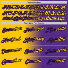 Load image into Gallery viewer, Custom Purple Yellow-Black Gradient Fashion Performance T-Shirt