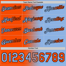 Laden Sie das Bild in den Galerie-Viewer, Custom Light Blue Orange-Black Gradient Fashion Performance T-Shirt