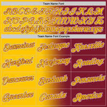 Charger l'image dans la galerie, Custom Crimson Yellow-White Gradient Fashion Performance T-Shirt