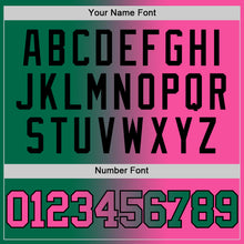 Laden Sie das Bild in den Galerie-Viewer, Custom Kelly Green Pink-Black Authentic Gradient Fashion Basketball Jersey