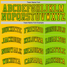 Laden Sie das Bild in den Galerie-Viewer, Custom Neon Green Yellow-Black Authentic Gradient Fashion Basketball Jersey