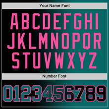 Laden Sie das Bild in den Galerie-Viewer, Custom Black Teal-Pink Authentic Gradient Fashion Basketball Jersey