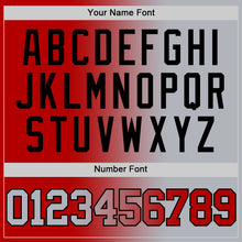 Laden Sie das Bild in den Galerie-Viewer, Custom Red Gray-Black Authentic Gradient Fashion Basketball Jersey