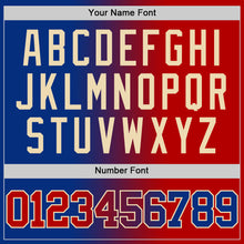 Laden Sie das Bild in den Galerie-Viewer, Custom Royal Red-Cream Authentic Gradient Fashion Basketball Jersey