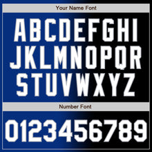 Load image into Gallery viewer, Custom Black White Royal-Gray Authentic Gradient Fashion Baseball Jersey