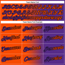 Загрузить изображение в средство просмотра галереи, Custom Purple Orange-Black Gradient Fashion Performance T-Shirt