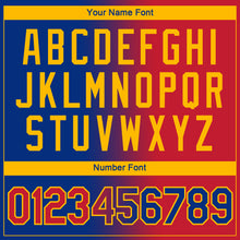 Load image into Gallery viewer, Custom Royal Red-Gold Gradient Fashion Performance T-Shirt