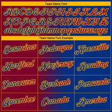 Load image into Gallery viewer, Custom Royal Maroon-Gold Gradient Fashion Performance T-Shirt