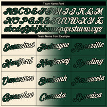 Load image into Gallery viewer, Custom Green Cream-Black Gradient Fashion Performance T-Shirt