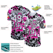 Загрузить изображение в средство просмотра галереи, Custom Graffiti Pattern White-Black 3D Performance T-Shirt