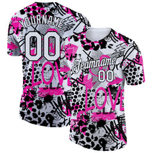 Загрузить изображение в средство просмотра галереи, Custom Graffiti Pattern White-Black 3D Performance T-Shirt