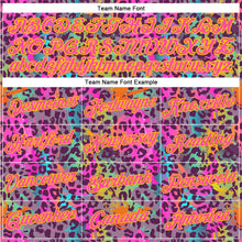 Charger l'image dans la galerie, Custom Graffiti Pattern Gold-Pink 3D Colorful Leopard Performance T-Shirt