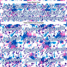 Charger l'image dans la galerie, Custom Graffiti Pattern White-Royal 3D Abstract Watercolor Performance T-Shirt
