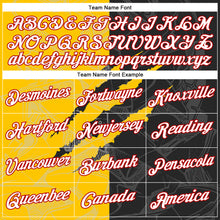 Charger l'image dans la galerie, Custom Graffiti Pattern Black Yellow-Red Scratch 3D Performance T-Shirt