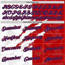 Charger l'image dans la galerie, Custom Graffiti Pattern Royal-Red Scratch 3D Performance T-Shirt