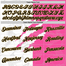 Загрузить изображение в средство просмотра галереи, Custom Graffiti Pattern Black Pink-Old Gold Scratch 3D Performance T-Shirt