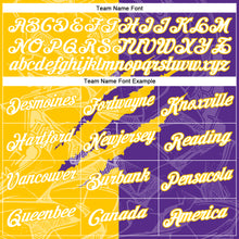 Charger l'image dans la galerie, Custom Graffiti Pattern Purple-Yellow Scratch 3D Performance T-Shirt
