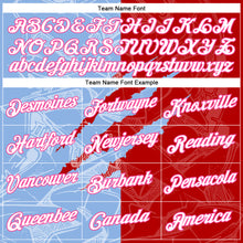 Charger l'image dans la galerie, Custom Graffiti Pattern Red Light Blue-Pink Scratch 3D Performance T-Shirt