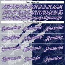 Charger l'image dans la galerie, Custom Graffiti Pattern Gray Navy-Purple Scratch 3D Performance T-Shirt