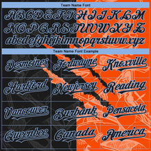 Load image into Gallery viewer, Custom Stitched Graffiti Pattern Black Orange-Light Blue 3D Scratch Sports Pullover Sweatshirt Hoodie