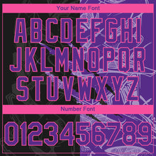 Load image into Gallery viewer, Custom Stitched Graffiti Pattern Black Purple-Pink 3D Scratch Sports Pullover Sweatshirt Hoodie