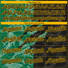 Load image into Gallery viewer, Custom Stitched Graffiti Pattern Black Kelly Green-Gold 3D Scratch Sports Pullover Sweatshirt Hoodie